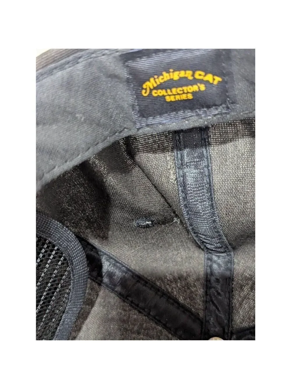 CAT Vintage Michigan Collector's Series Made In USA Trucker Cap Size OS Fits Mos